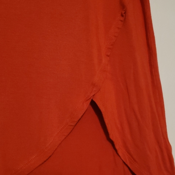 Asymmetrical burnt orange tunic - Picture 5 of 5